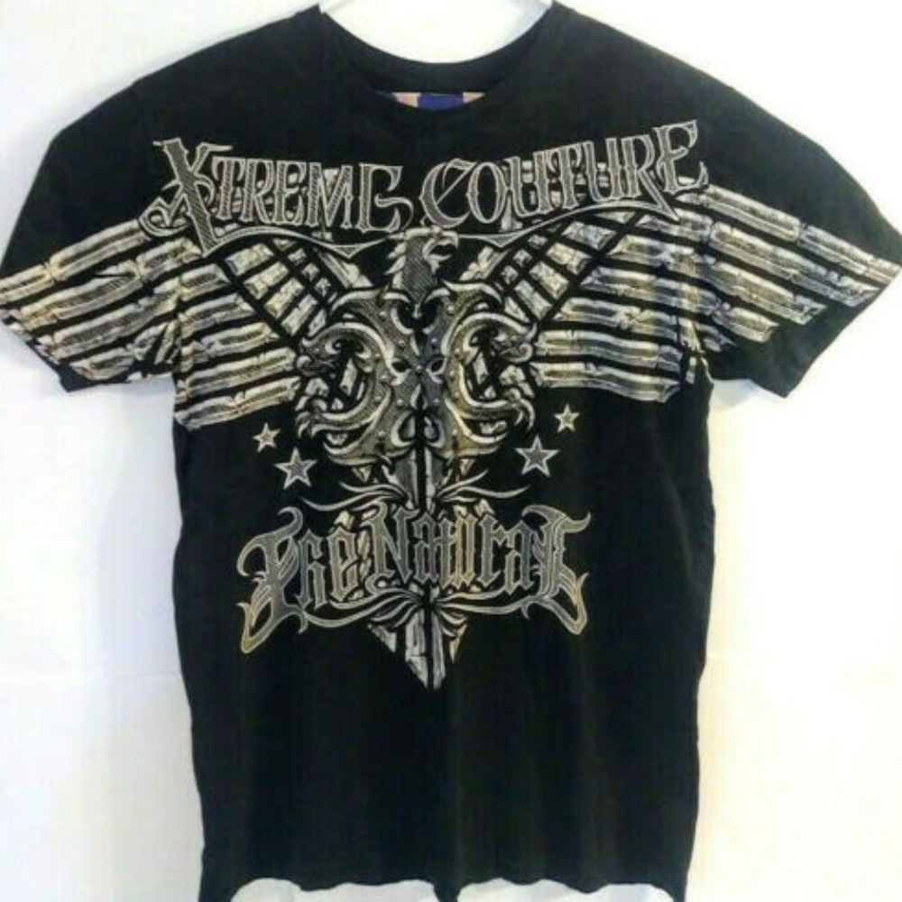 Xtreme Couture The Natural Graphic Mens Sz M Shirt
